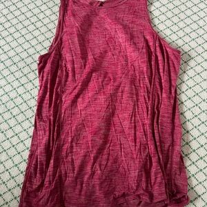 Lululemon Athletica Red Sleeveless Relaxed Tank Top